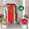 thumbnail image 1 of Christmas Inflatables Balls 24 Inch Outdoor Christmas Inflatable Decorated PVC Inflatable Christmas Tree Decorations Outdoor Decor Christmas Decoration Holiday Party and Lawn Decor, 1 of 8