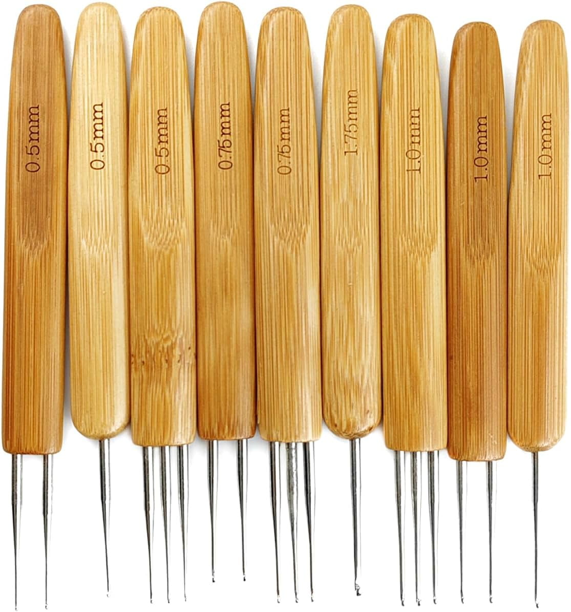 Threadneedle Crochet 9PCS Dreadlock Crochet Hook for Hair Dreadlock Needle Tool for Braid ...