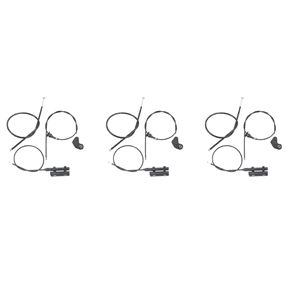 9PCS Engine Bowden Cable Hood Release Wire for E39 525I 530I 51238176595 51238190754 51238176596