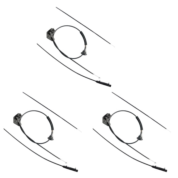 9PCS Engine Hood Release Bowden Cable Wire for X5 E53 2000-2007 51238403219