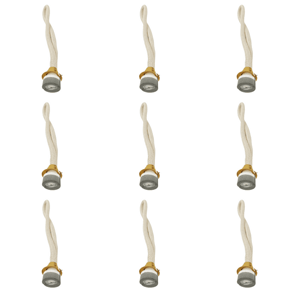 9PCS Oil Lamp Wick Replacement, Effusion Fragrance Oil Lamp Wick for Catalytic Burner Diffuser Aromatherapy Decoration Gold 1.8mm
