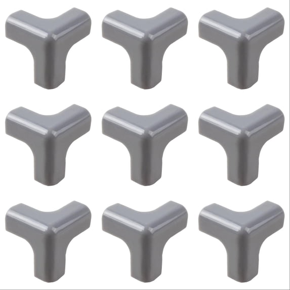9PCS Proof Furniture Corner Protector Anti-collision Self-adhesive Table Desk Right Angle Sharp Edges Corner Guard Safety Bumper