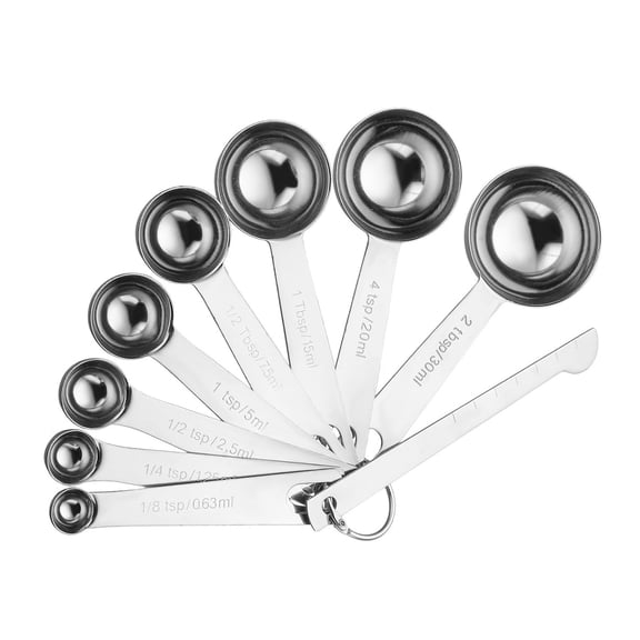 9PCS Stainless Steel Measuring Spoons Set, Detachable Design with Measurement Marks, Accurate Kitchen Measuring Utensils for Cooking and Baking
