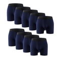 thumbnail image 1 of 9PK Mens Boxer Briefs Breathable Tagless Underwear Soft Comfort Flex Waistband, 1 of 9