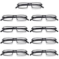 thumbnail image 1 of 9PK Mens Womens Unisex Unbreakable Reading Glasses Blue Light Blocking Readers, 1 of 8