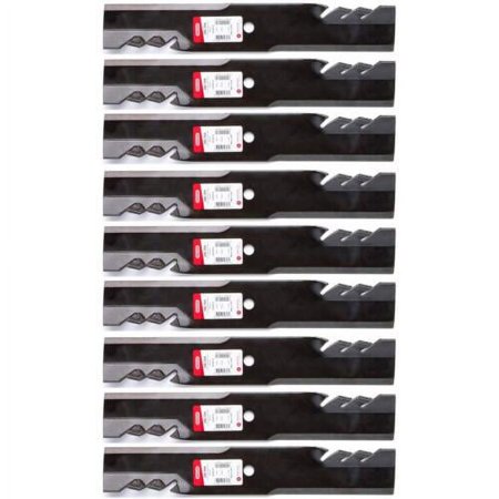 9PK Oregon 396-704 G6 Gator Blades - 52" Hustler 785436, 787721, 794198, 795526