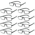 thumbnail image 1 of 9PK Unisex Unbreakable Lightweight Reading Glasses Blue Light Blocking Readers, 1 of 10