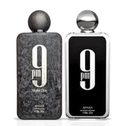 9PM Eau de Parfum Spray & 9PM Night Out Extrait De Parfum Spray 100ml 3.4 oz by Afnan Bundle