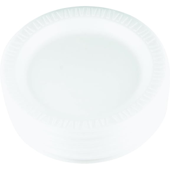 9PWQR 9 in White Laminated Foam Plate (Case of 500)
