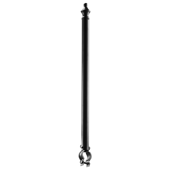 9Pack 27.4" Chain Link Fence Extender for 1.3"-1.5" Top Rail, Heavy-Duty Galvanized Steel Fence Height Extension with Bracket, Rustproof Powder Coating, Easy Tool-Free Installation for Yard & Farm