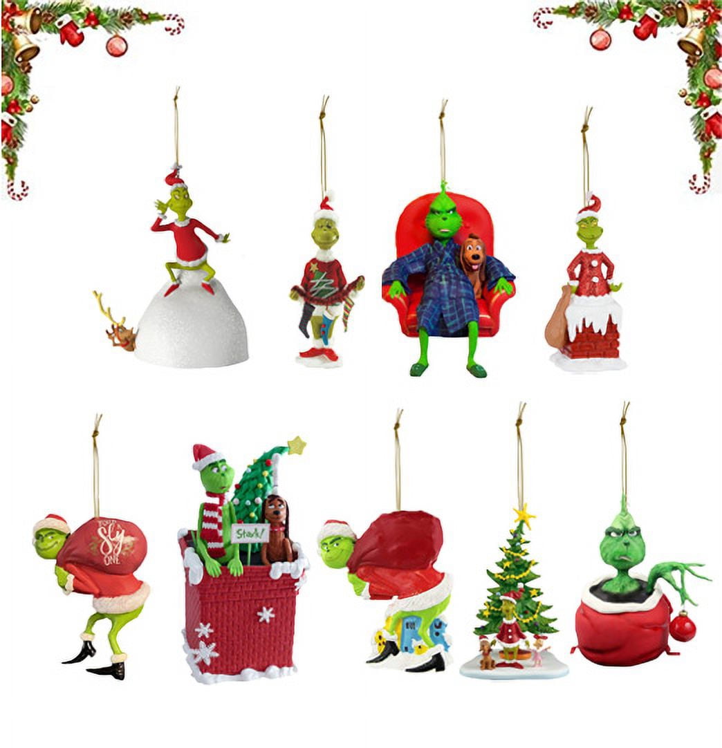 9Pack Christmas Tree Ornaments Christmas Decorations Funny Hanging