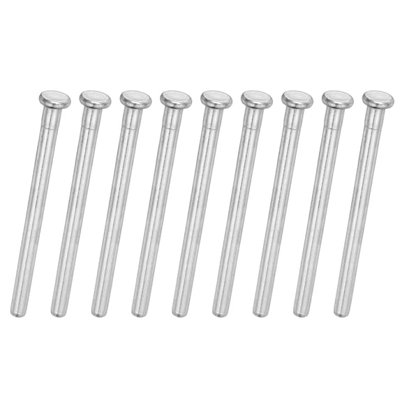 9Pack Door Hinge Pins, 3.07 Inch Removable Hinge Pins, Silver