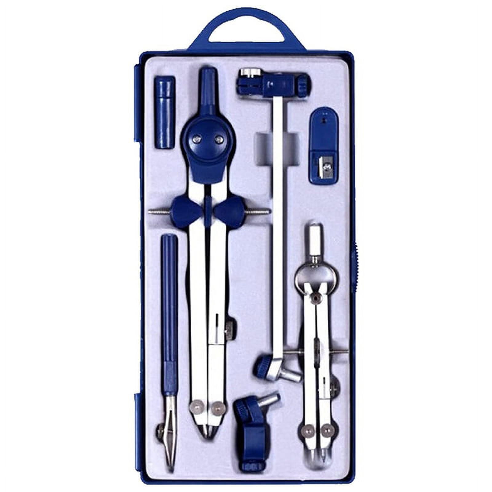 Drawing Tools & Drafting Kits Heavy Geometry for Compass 14pc Drafting Tools for Engineer Geometry Set Metal for Architecture Geometry Set for School