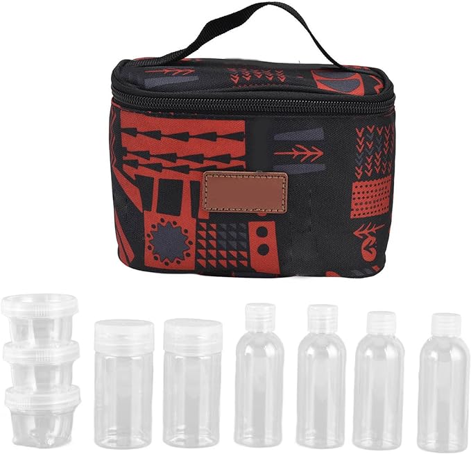 9Pc Salt & Pepper Shaker Sets Travel Spice Kit Spice Containers for Camping Portable Spice Kit