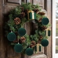 thumbnail image 1 of 9Pcs 8Cm Irregular Macaron Flocked Christmas Ball Ornament Set For Tree And Party Decor, 1 of 6