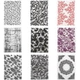 thumbnail image 1 of 9Pcs 9 Styles Embossing Folders Concave Convex Embossing Stencils Plastic Embossing Folders Photo Templates, 1 of 8