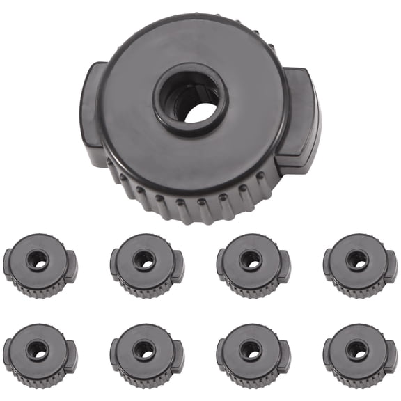 9Pcs ABS Drum Set Quick Release Nuts Cymbal Assembly Mate Replacement Accessories