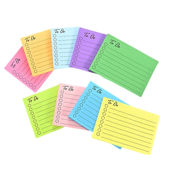 9Pcs Adhesive Sticky Notes Flags Indexes Tabs Indexes Flags Bright Color Page Indexes Sticker Page Maker Page Bookmarks