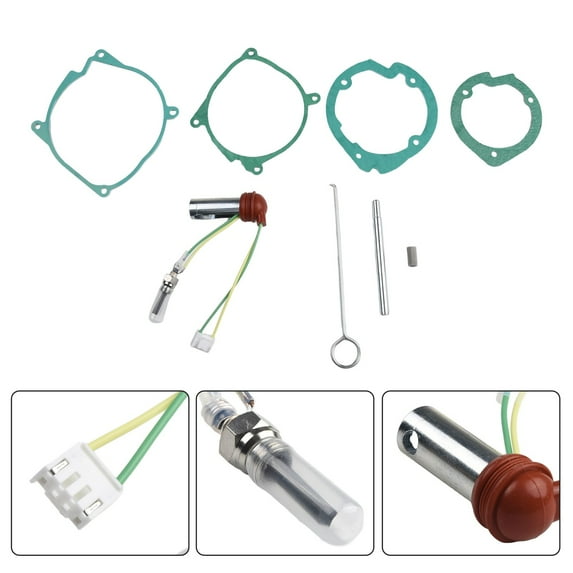 9Pcs Car Air Diesel Gasket+Ceramic Glow Plug Kit For Chinese Diesel Heater 2-8KW