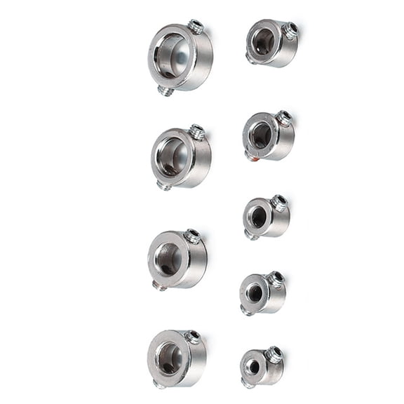 9Pcs Drill Bit Stop Collar Set Stop Bit Collar Set Drill Tool with Wrenches Drill Bit Depth Stop Drilling Limit Rings