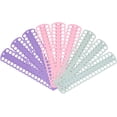 thumbnail image 1 of 9Pcs Embroidery Thread Organizer Cards 3 Colors Plastic Floss Bobbin 37 Positions Stitch Per Bobbin, 1 of 7