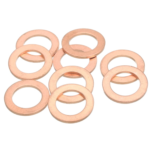 9Pcs Flat Washer, 14mm ID, 22mm OD, 1.5mm Thick for Bolts Screws Machinery