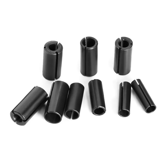 9Pcs High-Precision Router Collets for Woodworking and Milling Quick Changeover, Smooth Cutting