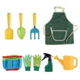 9Pcs Kids Gardening Tool Sets Children Garden Hand Tools Kit Playing