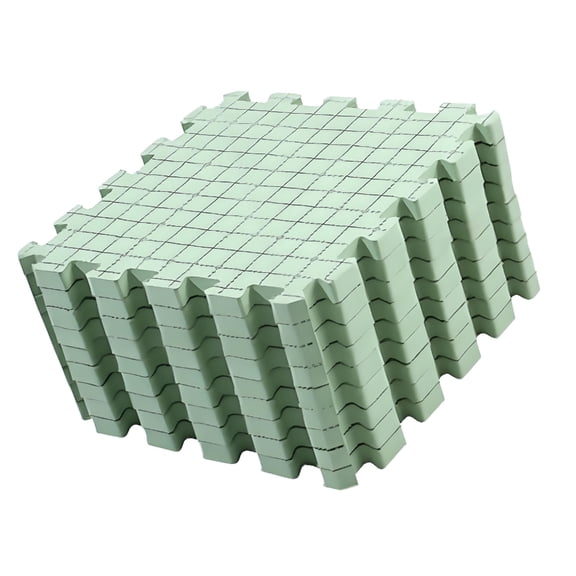 9Pcs Knitting Blocking Board 12x12Inch Gridded Knit Blocking Foam Pad for Crocheting Project Granny Square Making