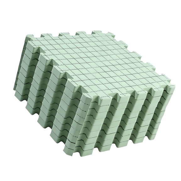9Pcs Knitting Blocking Board 12x12Inch Gridded Knit Blocking Foam Pad for Crocheting Project Granny Square Making