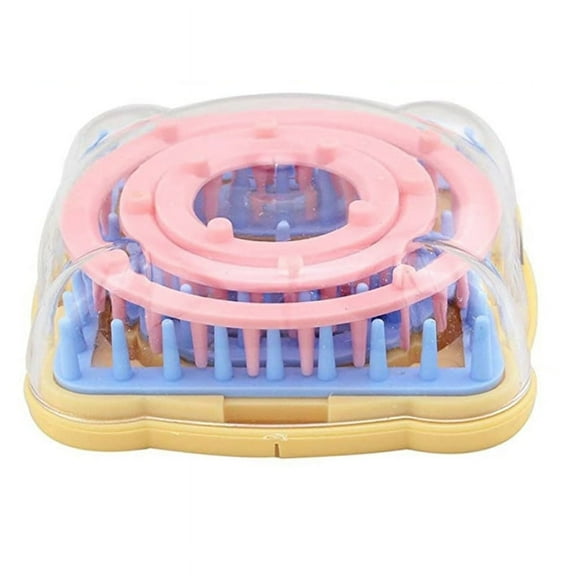 9Pcs Knitting Loom Kit,DIY Flower Maker Wool Knitting Ball Maker Weaving Toolswith Needle