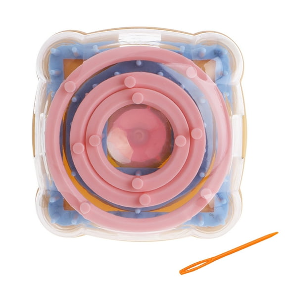 9Pcs Knitting Loom Set Flower Pattern Maker Wool Yarn Needle Knit Craft Tool DIY