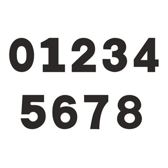 9Pcs Large Size Number Moulds Cake Cutting Number Mold Numerical Stencils