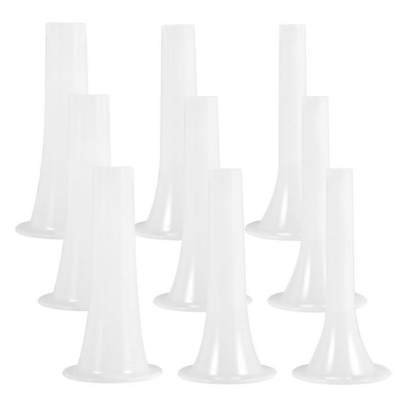 9Pcs Plastic Sausage Stuffer Tubes Funnels Filling Tool for Size 5 Meat Grinder Food 1.5cm,1.9cm,2.3cm