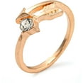 thumbnail image 1 of 9Pcs Rhinestone Cuff Rings Set Golden Alloy Stackable Rings Inner Diameter 18mm, 1 of 4