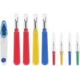 thumbnail image 1 of 9Pcs Sewing Seam Ripper Cutter Plastic 9 in 1 Thread with 1 Scissors Handy Stitch Rippers, 1 of 5