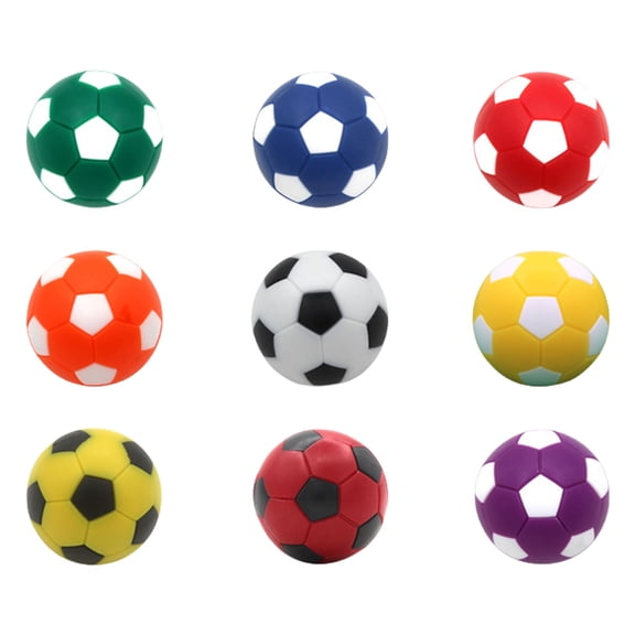 9Pcs Table Soccer Foosballs Replacements Foosballs Table Balls Enduring Tabletop Game Small Football Table Soccer Balls