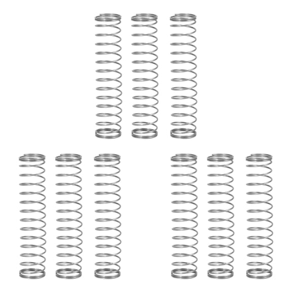 9Pcs Trumpet Piston Valve Spring Accessories Part Replacement,9 x Trumpet Piston Valve Spring,Silver