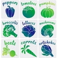 thumbnail image 1 of 9 Pcs Vegetable Plant Label Word Set Reusable Stencils, 1 of 7
