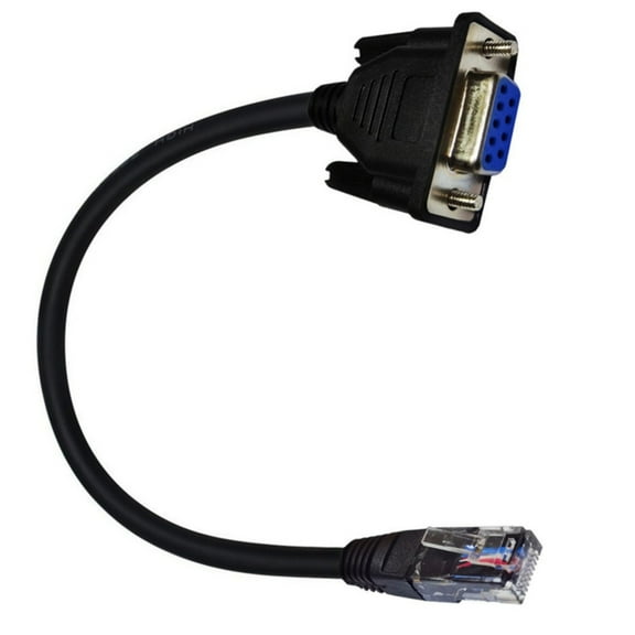 9Pin DB9 To RJ45 Ethernet LAN Consoles Cable For Debugging &Data Transmission