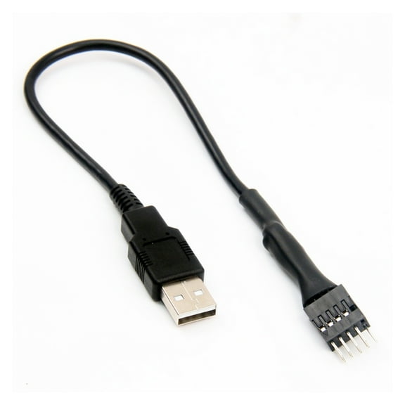 9Pin Male to USB A Male Motherboards Cable Adapter Male /Male Housing Converters