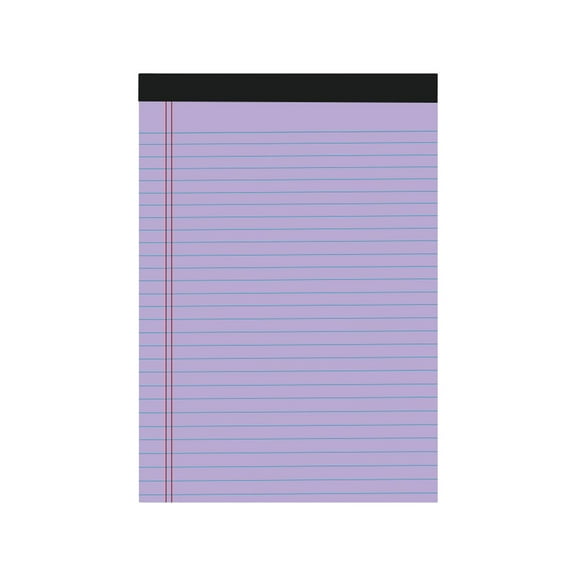 9Purple Purple A4 Horizontal Line Tearable Notebook Memo Pad Set Of 4 Notepads For Writing Notes And Daily Planning 11.65 X 5.00 Inch
