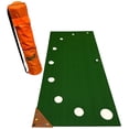 thumbnail image 1 of 9Putt: The Original 9Putt Mat - Golf Putting & Training Game, 8x4', Realistic Turf, 9 Cup Sizes, Poker Chips & Leather Sleeve, In-Outdoor Sports Play, 1 of 12