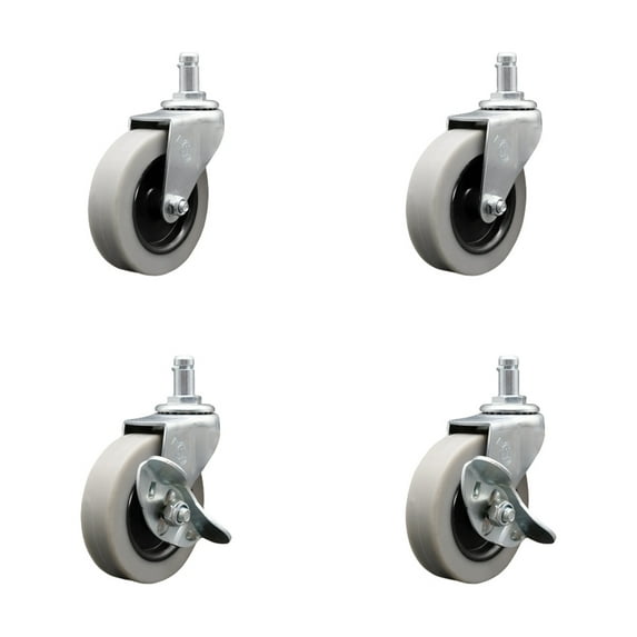 9T28L2 FG9T28L20000 Rubbermaid Audio Visual Cart Replacement Caster Kit – SCC