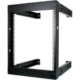 thumbnail image 1 of 9U Open Wall Mount Frame Rack - Adjustable Depth 18"-30", 1 of 2