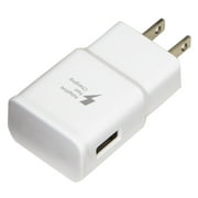 9V 2A Adaptive Fast Rapid Charging Wall Charger US Plug For Samsung Galaxy Phones (White)