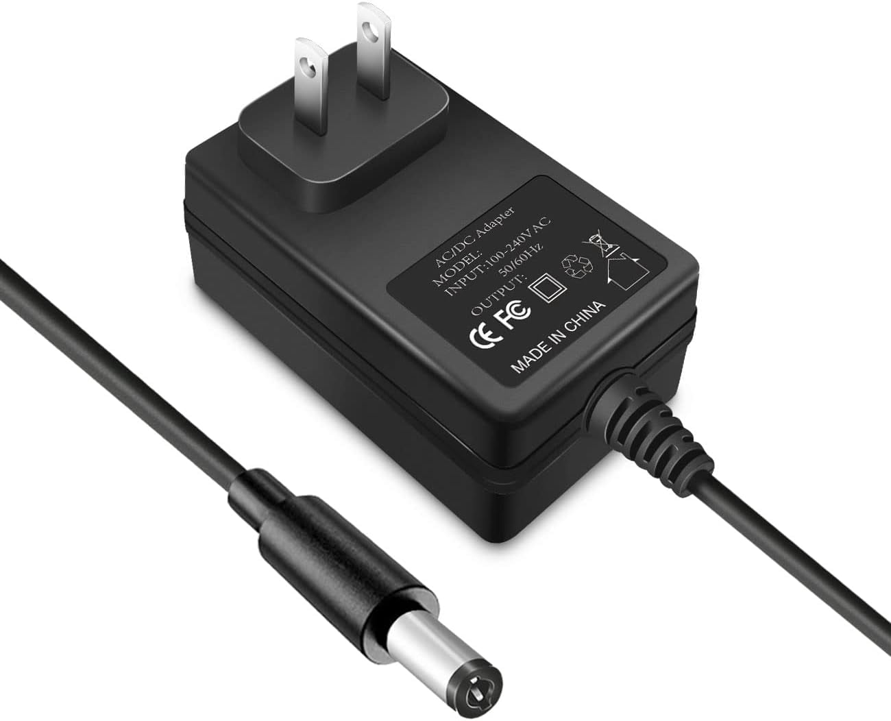9V AC/DC Adapter - for Brother P - Touch Label Makers, 6 - ft Cable ...