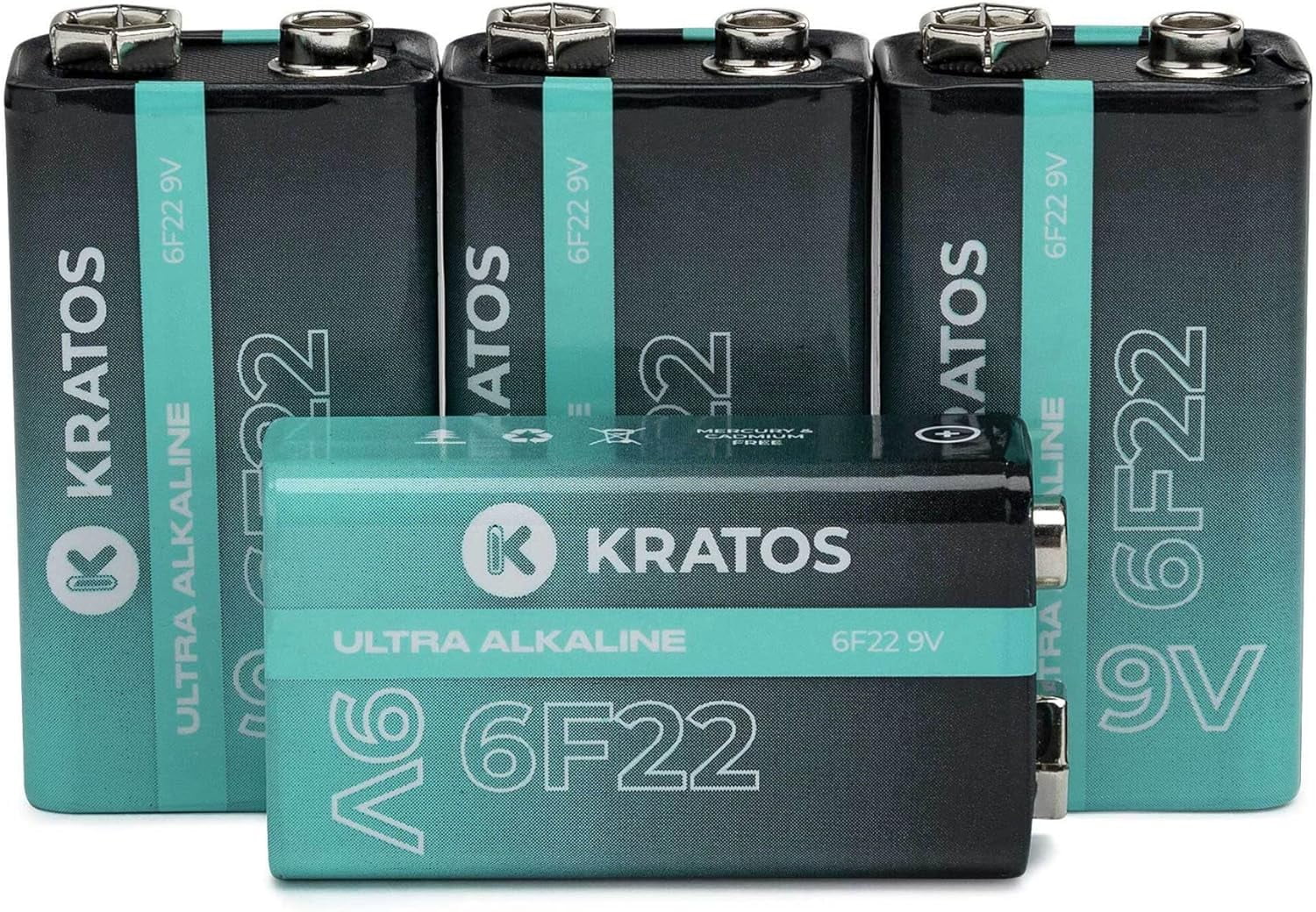 9V Baeries 4 Pack Alkaline Baeries LongLasing AllPurpose 9 Vol