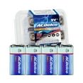 thumbnail image 1 of 9V Batteries, Super Alkaline 9-Volt Battery, 4-Count, 1 of 6