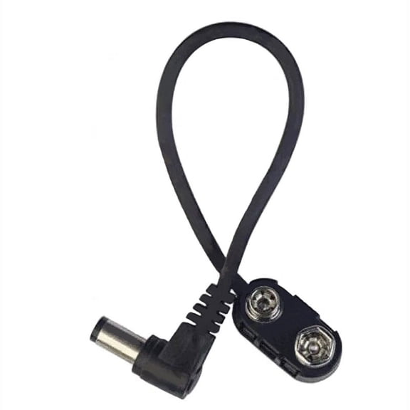 9V Battery Clip Converter Power Cable Snapping Connector Power Supply Cable Connector for Guitar Effect Pedal Enduring